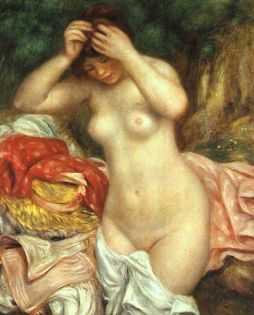 Pierre Renoir Bather Arranging her Hair Sweden oil painting art